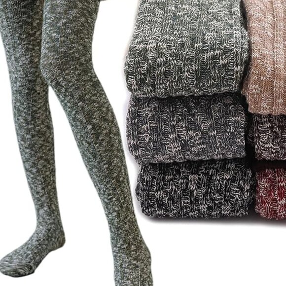 Thigh High Knitted Winter Boot Socks - Picture 3 of 5